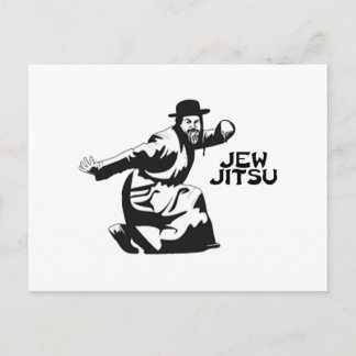 Postal Jew Jitsu Post Card | Judía Bar Mitzvah Regalos