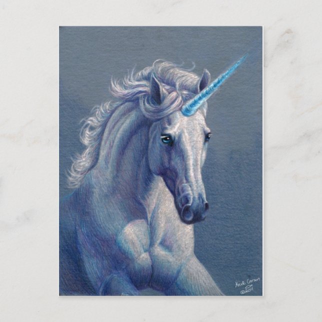 Postal Jewel the Unicorn (Anverso)