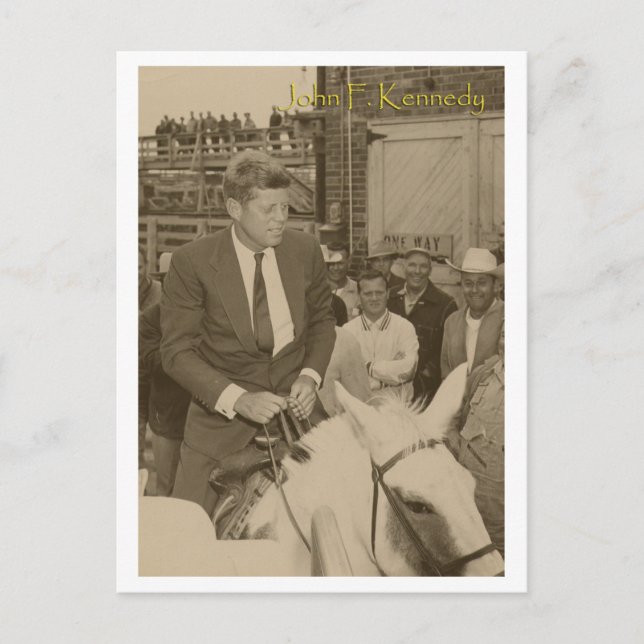 Postal JFK montar (Anverso)