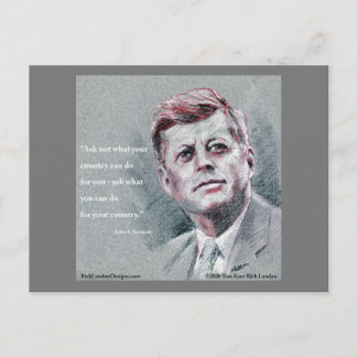 Postal JFK y presupuesto