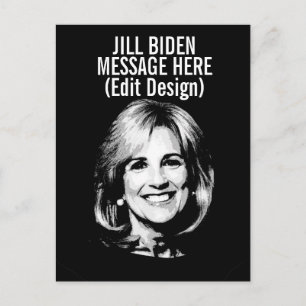 Postal JILL BIDEN personalizado