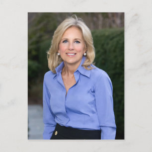 Postal Jill Biden Post Card