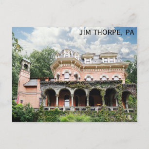 Postal Jim Thorpe Pennsylvania Harry Packer Mansion