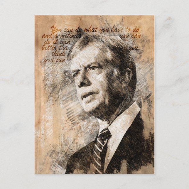 Postal Jimmy Carter (Anverso)