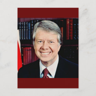 Postal Jimmy Carter 39º presidente de Estados Unidos