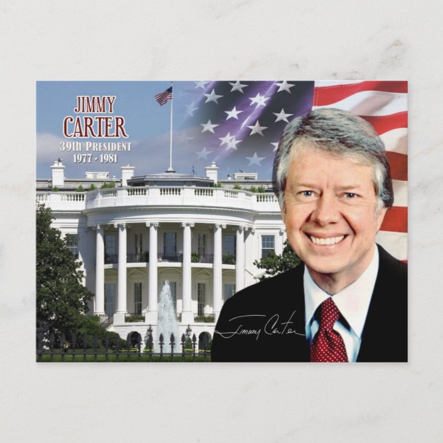 Postal Jimmy Carter - 39° presidente de los Estados Unido (Anverso)