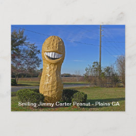 Postal Jimmy Carter Peanut sonriente - Llanta Georgia