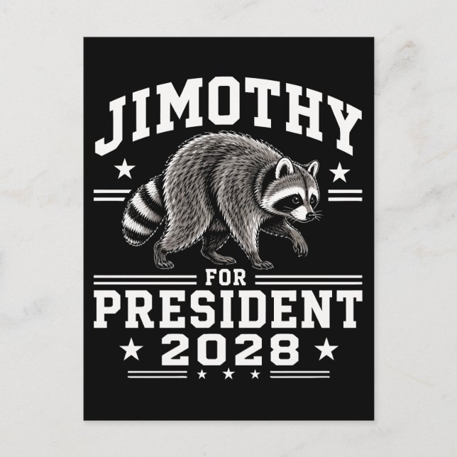 Postal Jimothy presidente 2028 (Anverso)