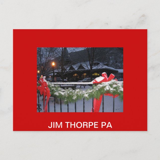 Postal JimThorpeStationLg, JIM THORPE PA (Anverso)