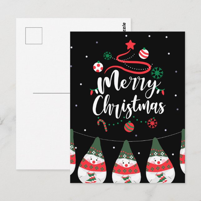 Postal Jingle Bells Joyful Greetings Collection (Anverso / Reverso)