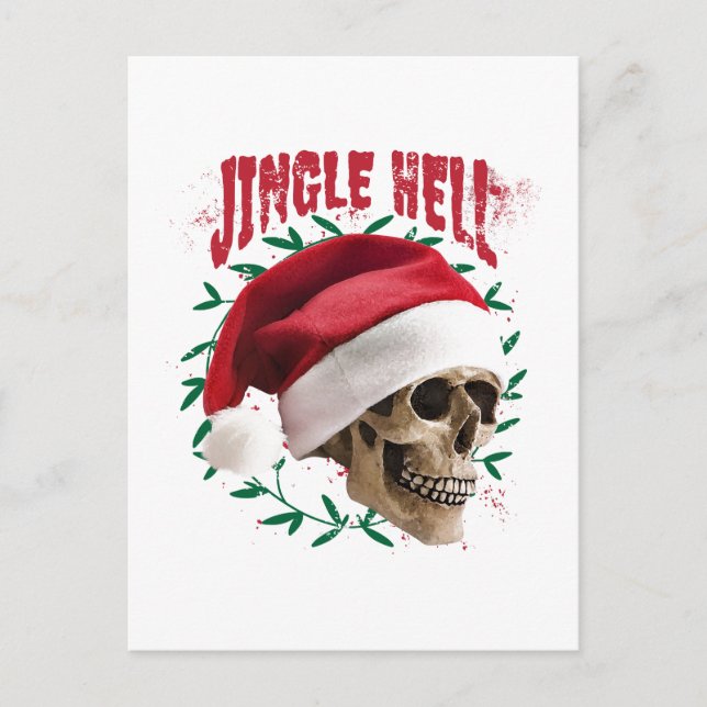 Postal Jingle Hell Skull (Anverso)