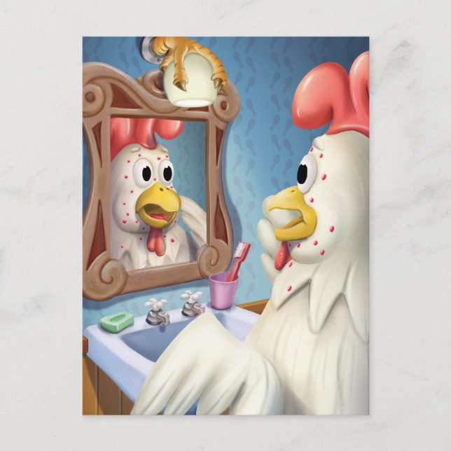 Postal Jingle Jingle Little Gnome Chickenpox (Anverso)