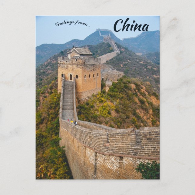 Postal Jinshanling Great Wall China (Anverso)