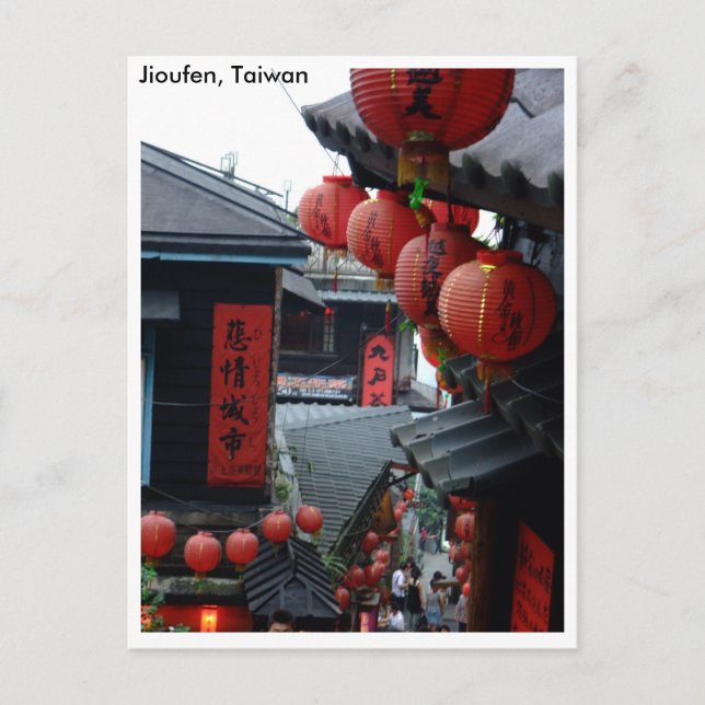 Postal Jioufen Taiwán (Anverso)
