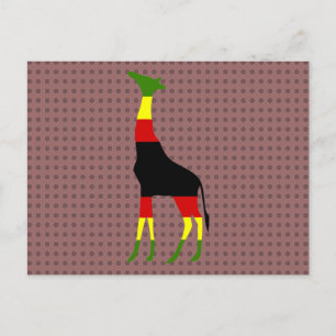Postal jirafa jamaicana