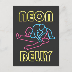 Postal Jiu Jitsu brasileño: BJJ Neon Knee En Belly