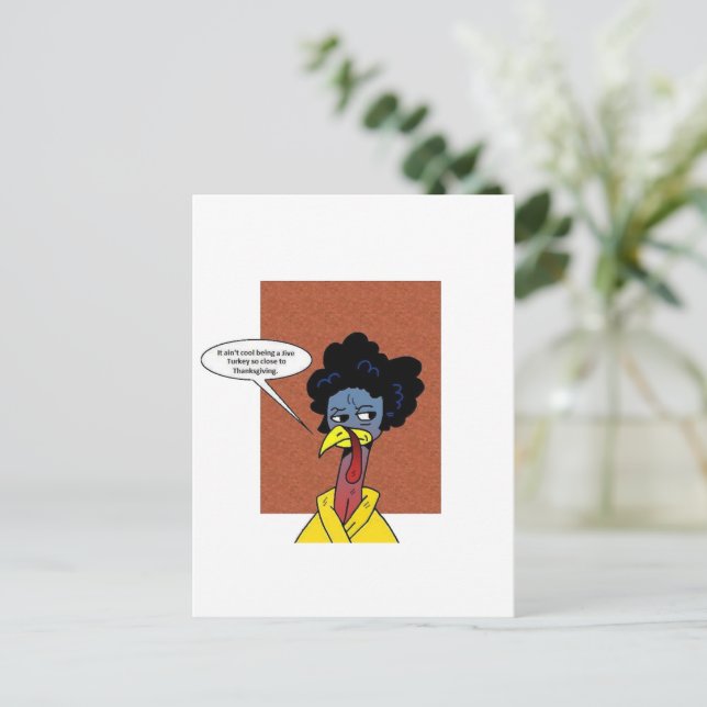 Postal Jive Turkey (Anverso de pie)