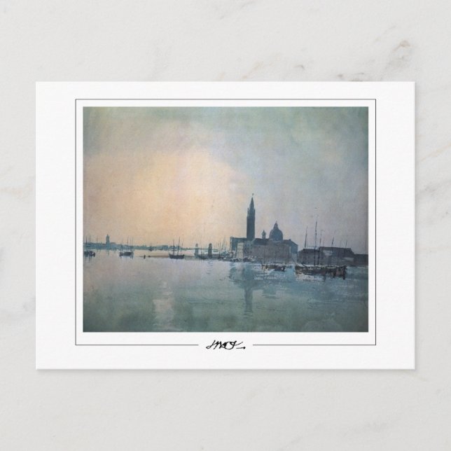 Postal JMW Turner #117-3 - Postcard Bella Artes (Anverso)