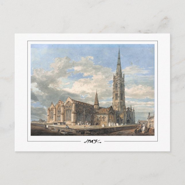 Postal JMW Turner #12-3 - Postcard Bella Artes (Anverso)