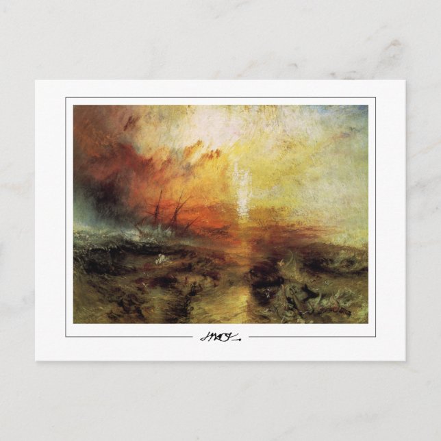 Postal JMW Turner #133-2 - Postcard Bella Artes (Anverso)