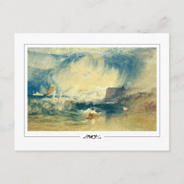Postal JMW Turner #141-3 - Postcard Bella Artes (Anverso)