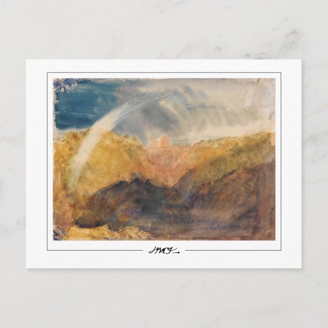 Postal JMW Turner #14-2 - Postcard Bella Artes (Anverso)