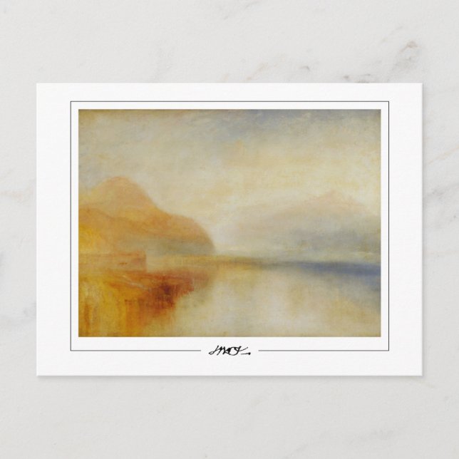 Postal JMW Turner #15 - Postcard Bella Artes (Anverso)