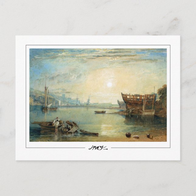 Postal JMW Turner #18-2 - Postcard Bella Artes (Anverso)