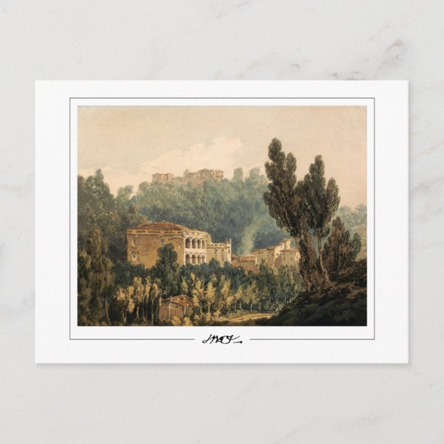 Postal JMW Turner #20-3 - Postcard Bella Artes (Anverso)