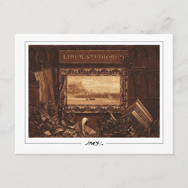 Postal JMW Turner #224-3 - Postcard Bella Artes (Anverso)