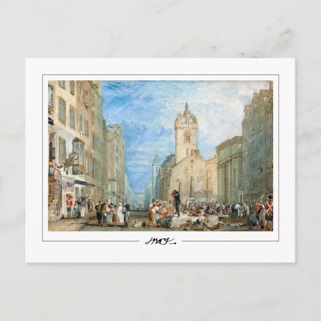 Postal JMW Turner #22-3 - Postcard Bella Artes (Anverso)