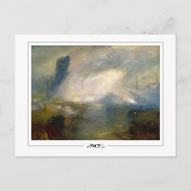 Postal JMW Turner #283-2 - Postcard Bella Artes (Anverso)