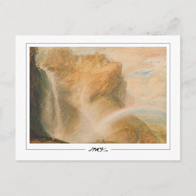 Postal JMW Turner #29 - Postcard Bella Artes (Anverso)