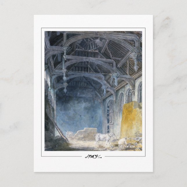 Postal JMW Turner #2 - Postcard Bella Artes (Anverso)