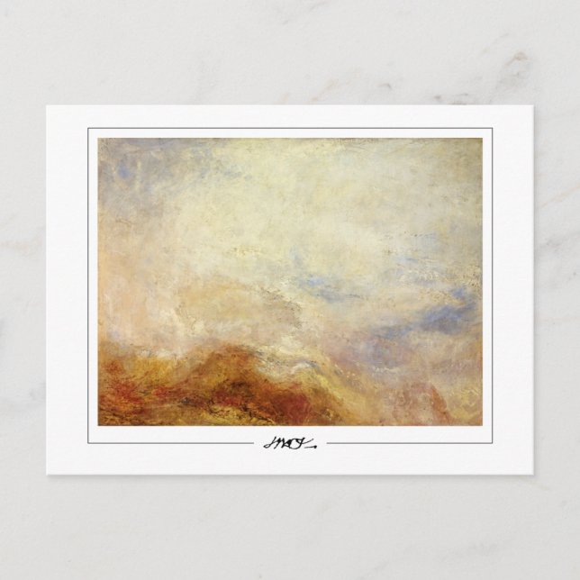 Postal JMW Turner #36-2 - Postcard Bella Artes (Anverso)
