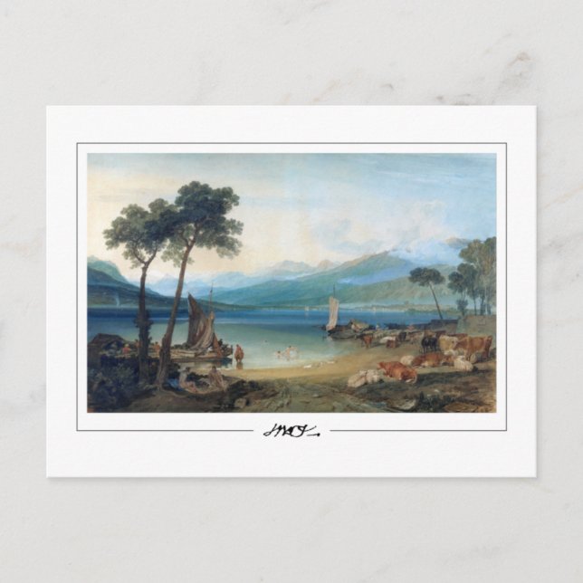 Postal JMW Turner #41-2 - Postcard Bella Artes (Anverso)