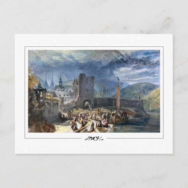 Postal JMW Turner #42-2 - Postcard Bella Artes (Anverso)