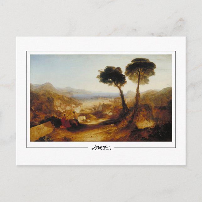 Postal JMW Turner #8-3 - Postcard Bella Artes (Anverso)