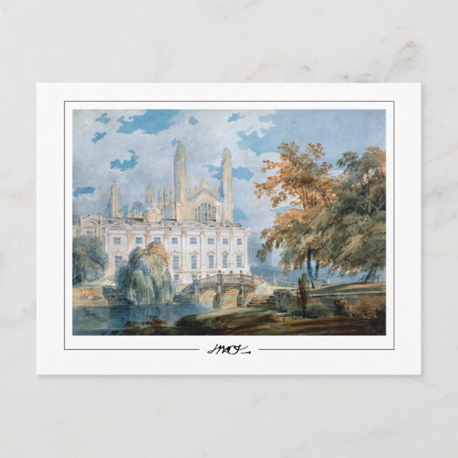 Postal JMW Turner #9-2 - Postcard Bella Artes (Anverso)