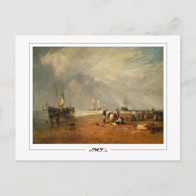 Postal JMW Turner #9 - Postcard Bella Artes (Anverso)