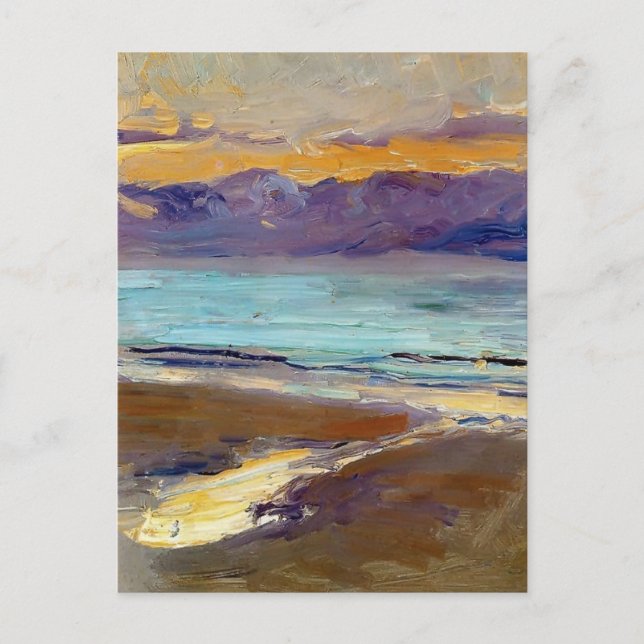 Postal Joaquín Sorolla - Mar (Anverso)