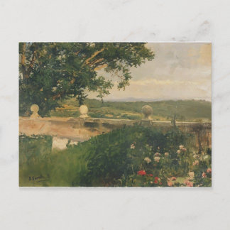 Postal Joaquín Sorolla - paisaje valenciano