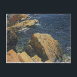 Postal Joaquín Sorolla - Rocas del Cabo, Javea<br><div class="desc">Esta obra de arte impresionista titulada Rocks of the Cape, Javea, es realizada por el famoso artista Joaquín Sorolla utilizando aceite sobre lienzo en 1905 en España. Su foto El regreso de la pesca fue muy admirada en el Salón de París y fue adquirida por el estado para el Museo...</div>