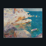Postal Joaquín Sorolla Y Bastida - Rocas En Javea.<br><div class="desc">Joaquín Sorolla Y Bastida - Rocas En Javea. El barco blanco</div>