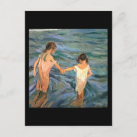 Joaquín Sorolla y los niños bastida en el mar