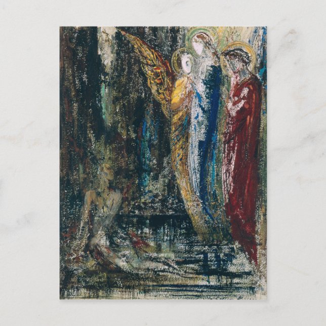 Postal Job and the Angels, c.1890 (Anverso)