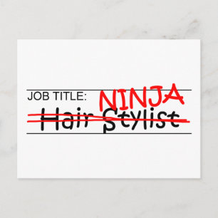 Postal Job Title Ninja - Hair Stylist