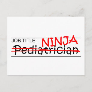 Postal Job Title Ninja - Pediatra