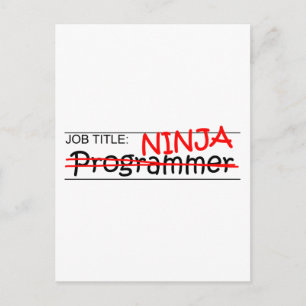 Postal Job Title Ninja - Programador