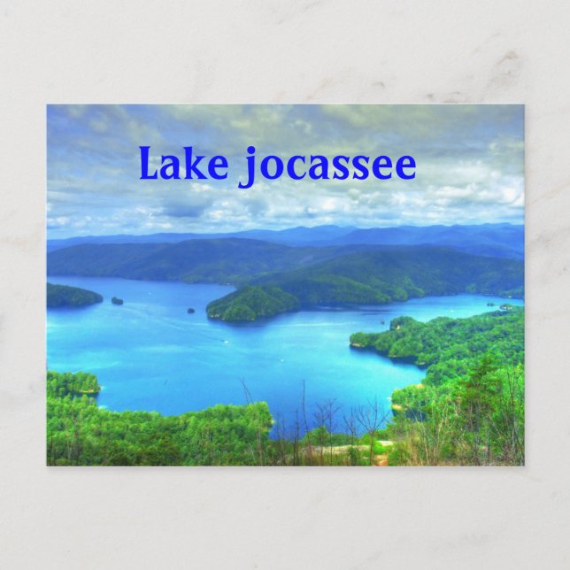 Postal jocassee del lago (Anverso)